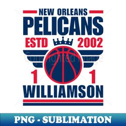 New Orleans Pelicans Williamson Basketball Retro - Premium PNG Sublimation File