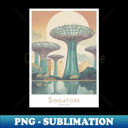 Majestic Singapore Supertrees - Special Edition Sublimation PNG File
