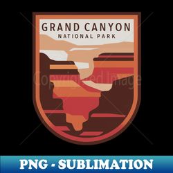 Grand Canyon National Park Travel Emblem - Sublimation-Ready PNG File