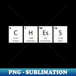 Chess T Chess Periodic Table - Artistic Sublimation Digital File