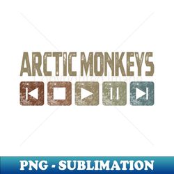Arctic Monkeys Control Button - PNG Transparent Sublimation Design