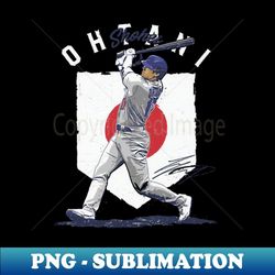 Shohei Ohtani Los Angeles D Country Flag - Modern Sublimation PNG File