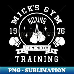 mighty mick's boxing gym - png transparent sublimation design