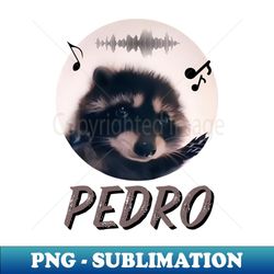 Pedro Raccoon - Elegant Sublimation PNG Download