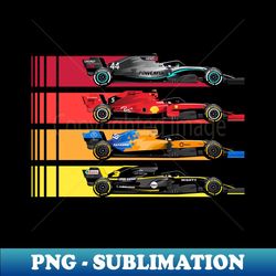 Formula Race Cars - Special Edition Sublimation PNG File