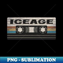 Iceage Mix Tape - PNG Sublimation Digital Download