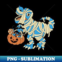 halloween kids dino pumpkin candy - premium png sublimation file