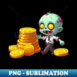 baby zombie - png transparent digital download file for sublimation