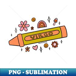Virgo Crayon - High-Resolution PNG Sublimation File