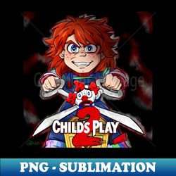 childs play 2 fanart - instant png sublimation download