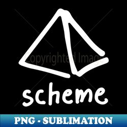Pyramid Scheme Black - Premium PNG Sublimation File