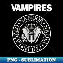 shadows band vampire bat retro 80's punk band logo parody - high-quality png sublimation download