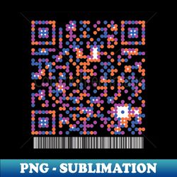 QR-cord3 - Decorative Sublimation PNG File