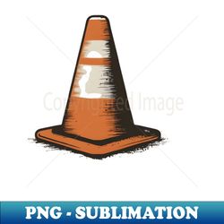traffic cone graphic print 1 - premium png sublimation file