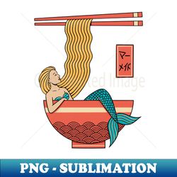 Mermaid Ramen - Unique Sublimation PNG Download