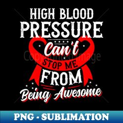 Red Ribbon High Blood Pressure - Premium PNG Sublimation File