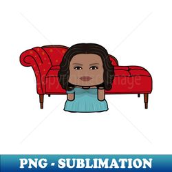 Mrs. Obamabot POLITICO'BOT Toy Robot (Chaise) - Vintage Sublimation PNG Download