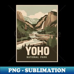 Retro Vintage Yoho National Park - Stylish Sublimation Digital Download