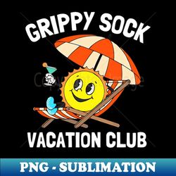 Grippy Sock Vacation Club - Artistic Sublimation Digital File