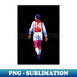 Johan Cruyff Legendary Football - PNG Transparent Digital Download File for Sublimation