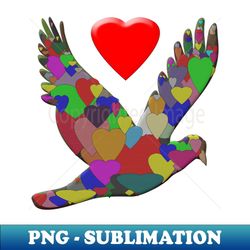 Love and Peace - Modern Sublimation PNG File