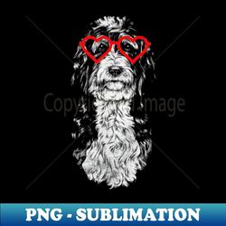 sunglasses puppy dog lovers - PNG Transparent Sublimation Design