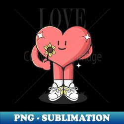 Valentine Love Character Cartoon - Instant Sublimation Digital Download