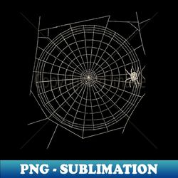 Distressed Spider Web - PNG Transparent Digital Download File for Sublimation