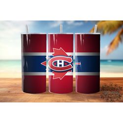 Montreal Canadiens Tumbler 20 oz Wrap PNG, NHL Tumbler Wraps, Football Tumbler Wrap PNG