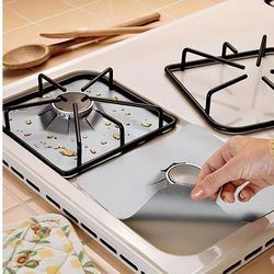 Premium Reusable Gas Range Stovetop Burner Protector Pad Liner Cover - Extra Thick 0.15mm for Cleaning Kitchen Tools