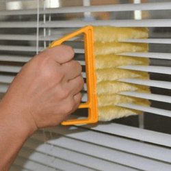 Washable Window Cleaning Brushes With Microfibers For Effortless Dust Collection And Blinds Cleaning