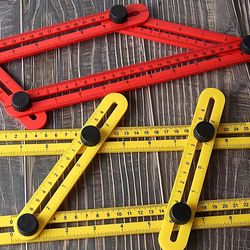 1pc Universal Angle Template Tool - Multi Angle Ruler -  Gift For Woodworking Shop