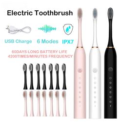 Adult Electric Toothbrush - Smart USB Rechargeable Teeth Clean - Tooth Brush New Design