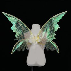 Glossy Fairy Elven Elf Princess Angel Wings Reflecting Halloween Party Cosplay Costumes Butterfly Wings Dress Up