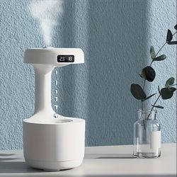 1pc, 27.05oz Water Drop Backflow Humidifier - undefined Usb Powered Desktop Office And Home Decor - Creative Air Humidifier