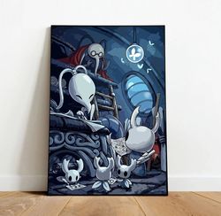 Hollow Knight Poster, Canvas Wall Art, Rolled Canvas Print, Canvas Wall Print, Game Poster