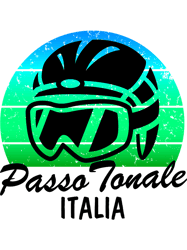 Passo Tonale ski resort italia snowboarding cool retro sunset ski helmet ski gift   (1)