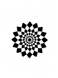 black and white pattern - download geometry dash