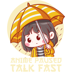 Anime Paused Talk FastT-Shirt2