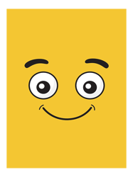 Funny Emoji Happy Smiley Face Graphic