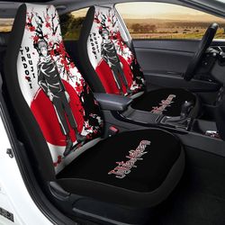 Yuji Itadori Car Seat Covers Custom Japan Style Jujutsu Kaisen Anime Car Accessories