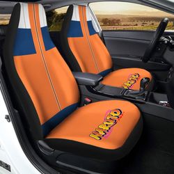 Young Naruto Uniform Car Seat Covers Custom Naruto Anime Car Interior Accessories