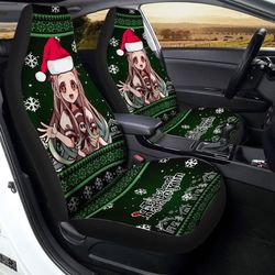 Yashiro Nene Toilet-bound Hanako-kun Car Seat Covers Custom Anime Christmas Car Interior Accessories