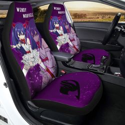 Wendy Marvell Car Seat Covers Custom Fairy Tail Anime Car Accessories