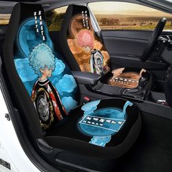 Souya Kawata And Nahoya Kawata Car Seat Covers Custom Tokyo Reverngers Anime Car Interior Accessories