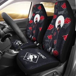 Sasori Akatsuki Car Seat Covers Custom Naruto Anime Car Accessories