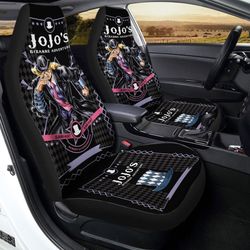 Robert E. O. Speedwagon Car Seat Covers Custom Anime Jojo's Bizarre Car Accessories