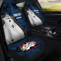 One Piece Jinbe Car Seat Covers Custom Anime Mix Manga Car Interior Accessories