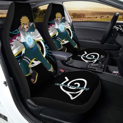 Namikaze Minato Car Seat Covers Custom Naruto Anime Gifts For Fans