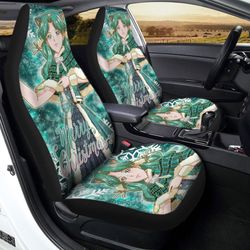 Merry Christmas Sailor Neptune Car Seat Covers Custom Anime Sailor Moon Car Accessories